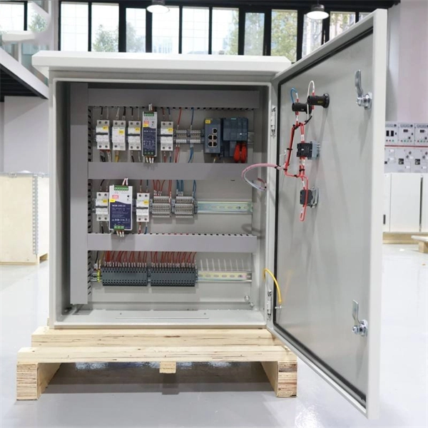 Construction process of floor distribution boxes